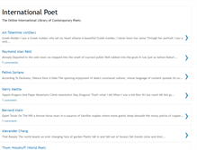 Tablet Screenshot of international-poet.blogspot.com