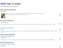 Tablet Screenshot of feezyduzitagain.blogspot.com