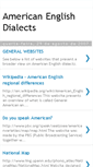 Mobile Screenshot of americanenglishdialects.blogspot.com
