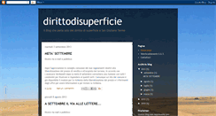 Desktop Screenshot of dirittodisuperficie.blogspot.com