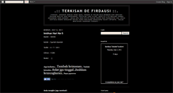 Desktop Screenshot of defirdausi.blogspot.com