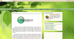 Desktop Screenshot of proambienteelsalvador.blogspot.com