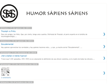 Tablet Screenshot of humorsapienssapiens.blogspot.com