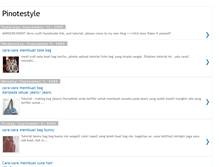Tablet Screenshot of pinotestyle.blogspot.com