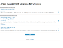 Tablet Screenshot of angermanagementsolutionsforchildr.blogspot.com