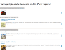 Tablet Screenshot of manuscrito-vagante.blogspot.com