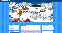 Desktop Screenshot of clubpenguinicesecret.blogspot.com