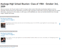 Tablet Screenshot of muskegohighschool-classof1984.blogspot.com