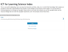 Tablet Screenshot of ictforlearning.blogspot.com