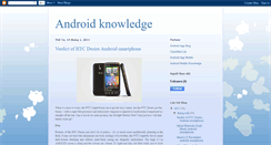 Desktop Screenshot of android-knowledge.blogspot.com