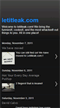 Mobile Screenshot of let-it-leak.blogspot.com