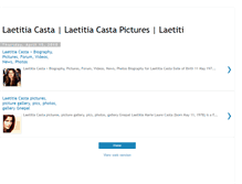 Tablet Screenshot of laetitia-casta-pictures.blogspot.com