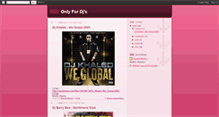 Desktop Screenshot of dj-inthemix-prod.blogspot.com