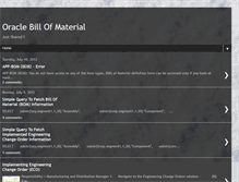 Tablet Screenshot of oraclebom.blogspot.com
