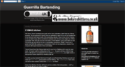 Desktop Screenshot of guerrillabartending.blogspot.com