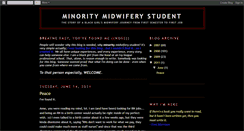 Desktop Screenshot of minoritymidwiferystudent.blogspot.com