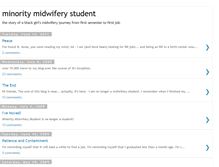Tablet Screenshot of minoritymidwiferystudent.blogspot.com