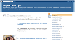 Desktop Screenshot of herpes-cure-tips.blogspot.com