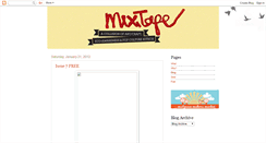 Desktop Screenshot of mixtapezineblog.blogspot.com