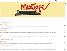 Tablet Screenshot of mixtapezineblog.blogspot.com