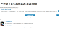 Tablet Screenshot of premios-minidamiselas.blogspot.com