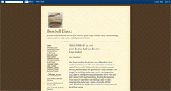 Desktop Screenshot of baseballdirect.blogspot.com