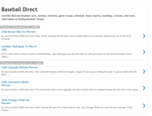 Tablet Screenshot of baseballdirect.blogspot.com