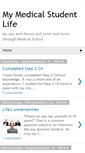 Mobile Screenshot of mymedicalstudentlife.blogspot.com