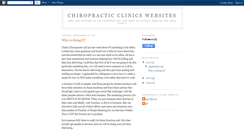 Desktop Screenshot of chirowebsite.blogspot.com