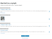 Tablet Screenshot of marriedtoanymph.blogspot.com