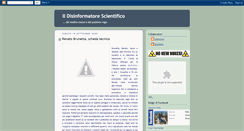 Desktop Screenshot of ildisinformatore.blogspot.com