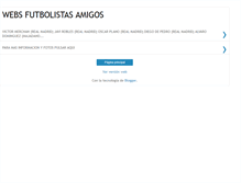 Tablet Screenshot of futbolistasamigos.blogspot.com