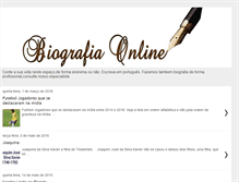 Tablet Screenshot of biografiaonline.blogspot.com