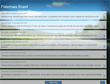 Tablet Screenshot of fisiomaisbrasil.blogspot.com