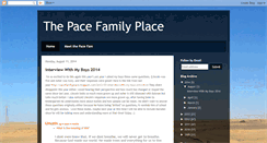 Desktop Screenshot of pacefamilyplace.blogspot.com