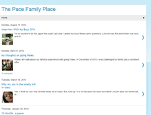 Tablet Screenshot of pacefamilyplace.blogspot.com