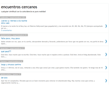 Tablet Screenshot of encuentroscercanos.blogspot.com