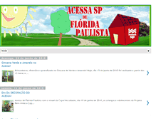 Tablet Screenshot of acessafloridapaulista.blogspot.com