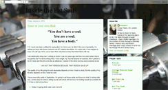 Desktop Screenshot of insidethefatsuit.blogspot.com