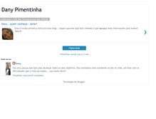 Tablet Screenshot of danypimentinha.blogspot.com