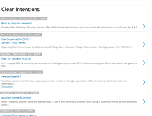 Tablet Screenshot of clearintentionsnw.blogspot.com