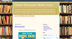 Desktop Screenshot of libertyelementarymediacenter.blogspot.com