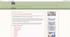 Desktop Screenshot of nammaabengaluru.blogspot.com