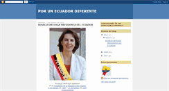 Desktop Screenshot of ecuadordespierta.blogspot.com