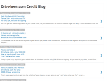 Tablet Screenshot of driveherecredit.blogspot.com