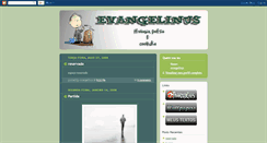 Desktop Screenshot of evangelinus.blogspot.com