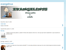 Tablet Screenshot of evangelinus.blogspot.com