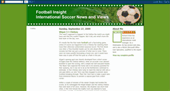 Desktop Screenshot of football-insight.blogspot.com