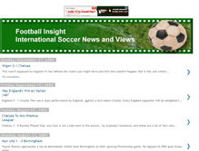 Tablet Screenshot of football-insight.blogspot.com