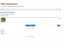 Tablet Screenshot of odenadventures.blogspot.com
